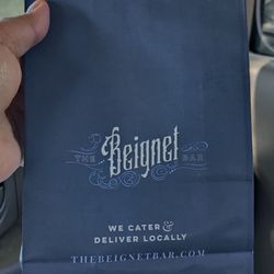 The Beignet Bar - My beignet order