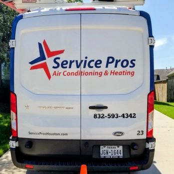 Service Pros Air Conditioning & Heating - Service work van - Heating & Air Conditioning/HVAC Near Me - Katy, Texas Service Pros Air Conditioning & Heating - Service work van - Heating & Air Conditioning/HVAC Near Me - Katy, Texas