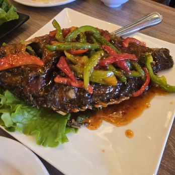 Thaiger - Whole fried fish in sweet and sour sauce - Thai Near Me - Glendale, California