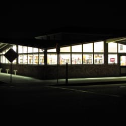 Fortuna Library - The library at night.