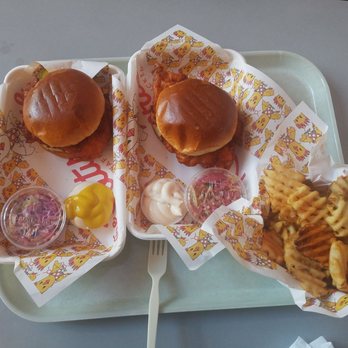 Aster Hall - From The Rotisserie: hot chicken sandwiches and waffle fries - Burgers Near Me - Chicago, Illinois Aster Hall - From The Rotisserie: hot chicken sandwiches and waffle fries - Burgers Near Me - Chicago, Illinois