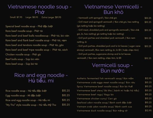 Menu photo 7 Pho Cuu Long Mien Tay North York, ON