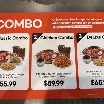 Dookki - Combo menu - Korean Near Me - Fullerton, California Dookki - Combo menu - Korean Near Me - Fullerton, California