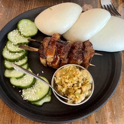 Avenue N Providence - PEEKING PORK BELLY SKEWERS