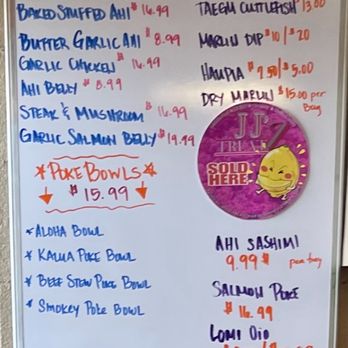 Aloha Poke - Menu - Hawaiian Near Me - Waianae, Hawaii