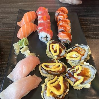 Sakari Sushi - Platter of sushi and nigiri - Sushi Bars Near Me - Suffolk, Virginia