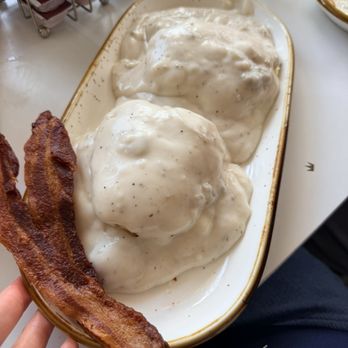 Succotash - Biscuits & Gravy and Bacon - Breakfast & Brunch Near Me - Kansas City, Missouri Succotash - Biscuits & Gravy and Bacon - Breakfast & Brunch Near Me - Kansas City, Missouri