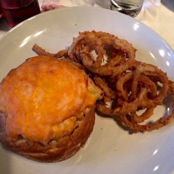 Backstreets Grill - Chicken Salad Surprise with Onion Rings - New American Near Me - Columbia, South Carolina