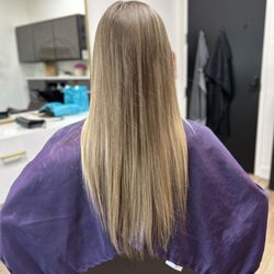 Hair Extension Studio - Before Great Lengths Extensions