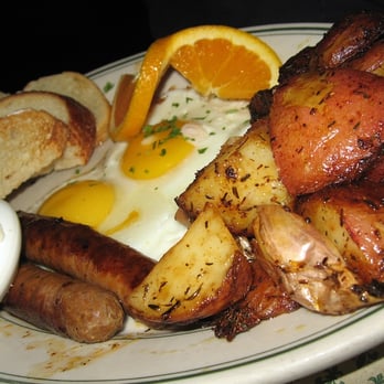 La Note - COTE SUD two eggs sunny-side-up, spicy merguez sausage, homefries & toast - French Near Me - Berkeley, California La Note - COTE SUD two eggs sunny-side-up, spicy merguez sausage, homefries & toast - French Near Me - Berkeley, California