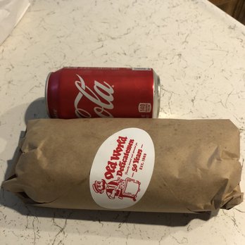 D’Onza's Old World Deli - Sandwich (Soda used for size comparison) - Delis Near Me - Upland, California