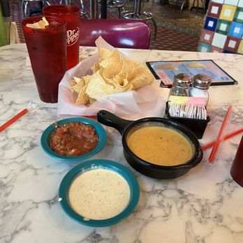 Chuy's - Salsa, queso and Creamy Jalapeno Dip, oh my YUM! - Tex-Mex Near Me - Fort Worth, Texas