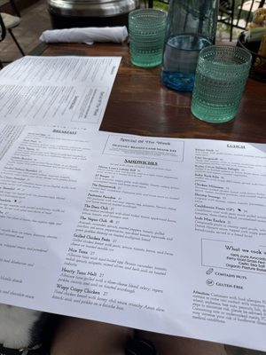 Menu photo 3 Cafe on 27 Topanga, CA