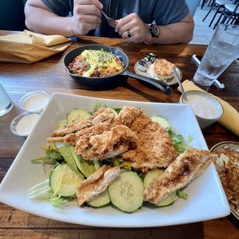 Mango's Breakfast Brunch - Cobb salad and Hardy Skillet - Breakfast & Brunch Near Me - Keller, Texas