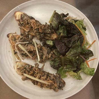 Orienta Restaurant - Shu Shin maitake Shrooms toast - French Near Me - Greenwich, Connecticut