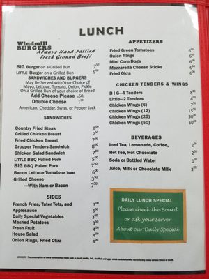 Menu photo 5 Crums Windmill Cafe Okeechobee, FL Menu photo 5 Crums Windmill Cafe Okeechobee, FL