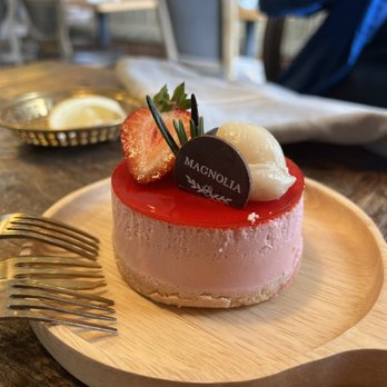 Sisters Thai - strawberry mousse dessert - Thai Near Me - Potomac, Maryland