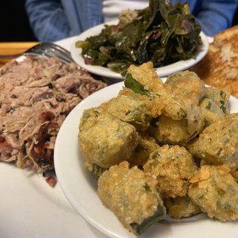Cue Barbecue - Smoked Pork Platter - Barbeque Near Me - Peachtree Corners, Georgia Cue Barbecue - Smoked Pork Platter - Barbeque Near Me - Peachtree Corners, Georgia