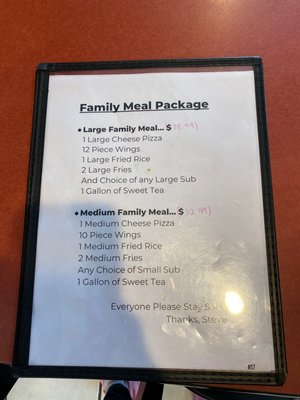 Menu photo 5 Steve's Pizza and Hot Subs Carthage, NC Menu photo 5 Steve's Pizza and Hot Subs Carthage, NC