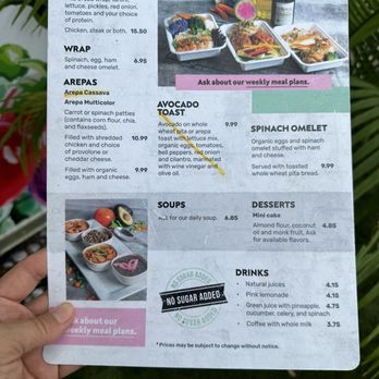 My Healthy Kitchen - a hand holding a menu - Food Trucks Near Me - Orlando, Florida My Healthy Kitchen - a hand holding a menu - Food Trucks Near Me - Orlando, Florida