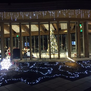Waterfront Botanical Gardens - Education center beautifully lit for an event! - Botanical Gardens Near Me - Louisville, Kentucky