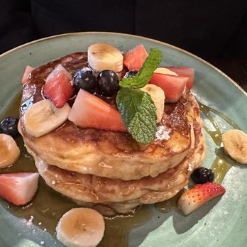 Bill's - Pancake Stack w/ fruit - Breakfast & Brunch Near Me - Windsor, WNM Bill's - Pancake Stack w/ fruit - Breakfast & Brunch Near Me - Windsor, WNM
