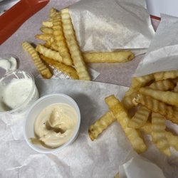 Fosters Freeze - The fries are fresh and yummy...the pic doesn't do them justice.