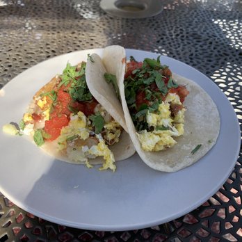Annette - Breakfast tacos with added bacon bits. - Wine Bars Near Me - Aurora, Colorado