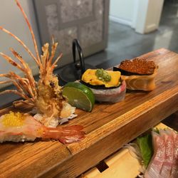 Sushi Zoa - My favorites! Ama ebi, uni and ikura