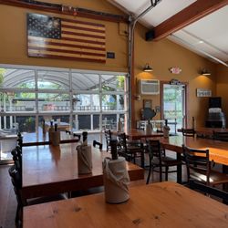 Joe Bosco Authentic Smokehouse BBQ - Dining area outside