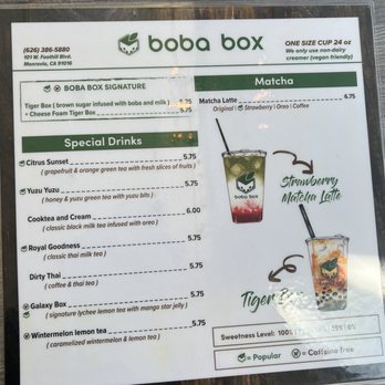 Boba Box - Coffee & Tea Near Me - Monrovia, California Boba Box - Coffee & Tea Near Me - Monrovia, California