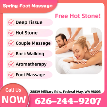 Spring Foot Massage - Massage Therapy Near Me - Federal Way, Washington Spring Foot Massage - Massage Therapy Near Me - Federal Way, Washington