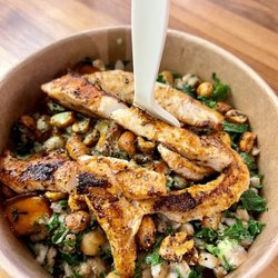 Unforked - Ancient Grain Bowl. Delicious w/a light spice.