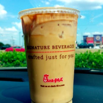 Chick-fil-A - Soooo Hot Today! Does anybody want an iced coffee? :"O No? .... Okay, I'll take it then. lol - Fast Food Near Me - Shreveport, Louisiana Chick-fil-A - Soooo Hot Today! Does anybody want an iced coffee? :"O No? .... Okay, I'll take it then. lol - Fast Food Near Me - Shreveport, Louisiana