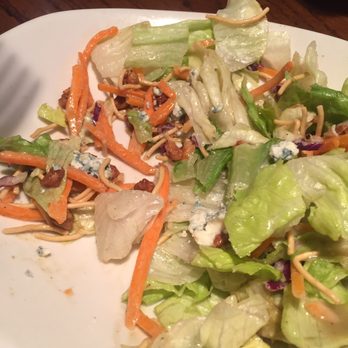 Outback Steakhouse - Almost finished blue cheese pecan salad - Steakhouses Near Me - Vacaville, California Outback Steakhouse - Almost finished blue cheese pecan salad - Steakhouses Near Me - Vacaville, California
