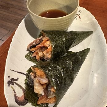 Umi Sushi - Smoked Salmon Hand Roll - Sushi Bars Near Me - Roseville, California Umi Sushi - Smoked Salmon Hand Roll - Sushi Bars Near Me - Roseville, California