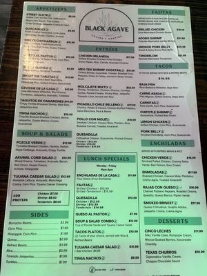 Menu photo 7 Black Agave Farmers Branch, TX