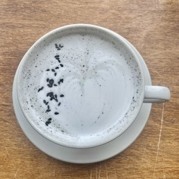 Black sesame latte Black sesame latte