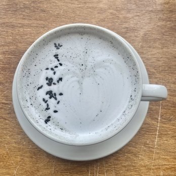 SCENIC Coffee + Brunch - Black sesame latte - Breakfast & Brunch Near Me - Toronto, Ontario