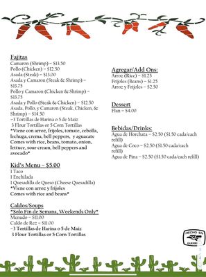 Menu photo 3 Taqueria Viki Tifton, GA Menu photo 3 Taqueria Viki Tifton, GA