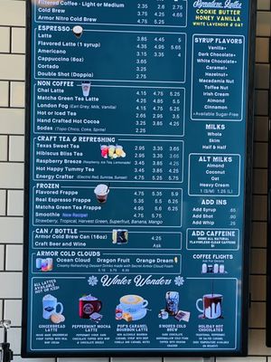 Menu photo 4 Armor Coffee Allen, TX
