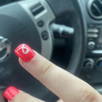 Magic Nails - What I left with after he said he didn't have the right tool and that it looked "good and fine" - Nail Salons Near Me - North Providence, Rhode Island