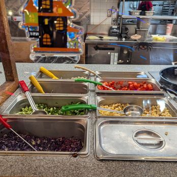 Portillo's & Barnelli's Naperville - Salad area - Hot Dogs Near Me - Naperville, Illinois
