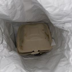 Jason's Deli - The box is filthy tossed in a bag and no one cared