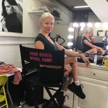 Coco Rocha Model Camp - Waiting in hair and makeup for shoot day - Specialty Schools Near Me