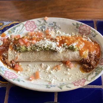 Hacienda Tequila - Ground beef Super Burrito - Mexican Near Me - Clovis, California