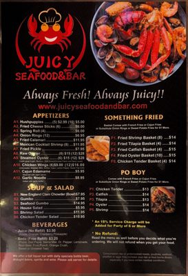 Menu photo 1 Juicy Seafood and Bar Dallas, TX