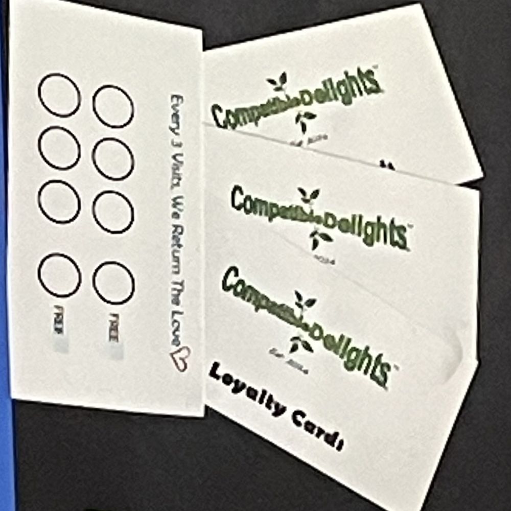 Compatible Delights - Rewards card for frequent visitors. - Caterers Near Me - Fort Worth, Texas Compatible Delights - Rewards card for frequent visitors. - Caterers Near Me - Fort Worth, Texas