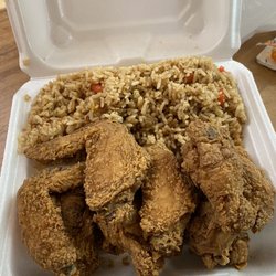 Manchu Food Store & Chinese Kitchen - Fried wings and fried rice