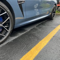 CARSTAR Bayshore Auto Body - New repainted rocker panel.